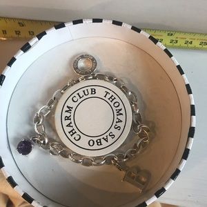 Thomas sabo charm bracelet with two charms